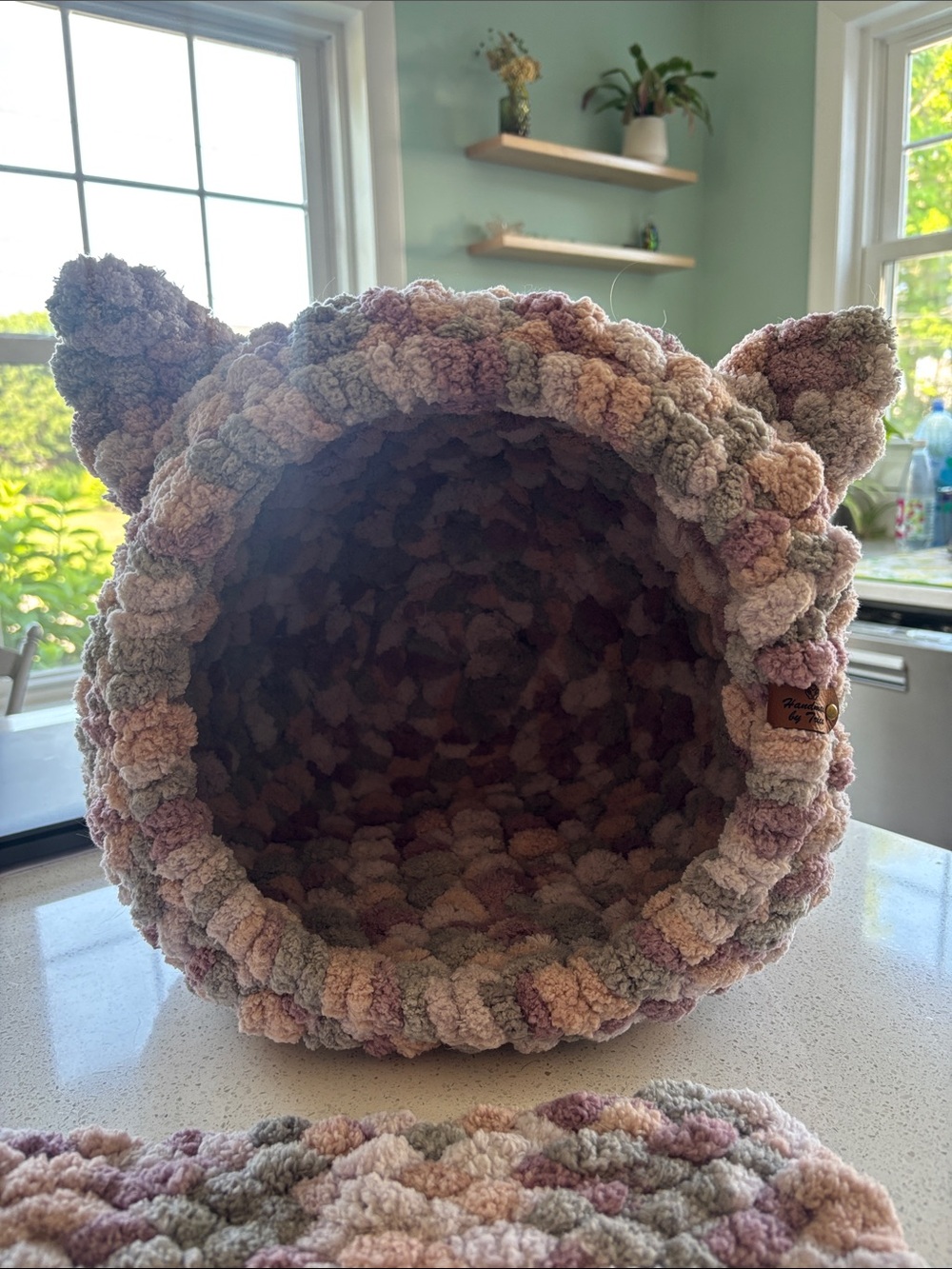 Handmade cat cozy bed!
